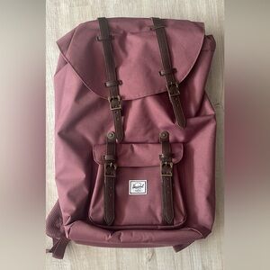 Herschel supply backpack maroon color brand new